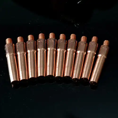 导电嘴气保焊二保焊枪紫铜导电嘴咀焊枪配件松下0.8 1.0 1.2 1.