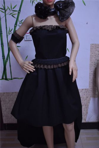 成人环保服亲子环保服学院环保走秀大赛表演服儿童手工时装秀环保