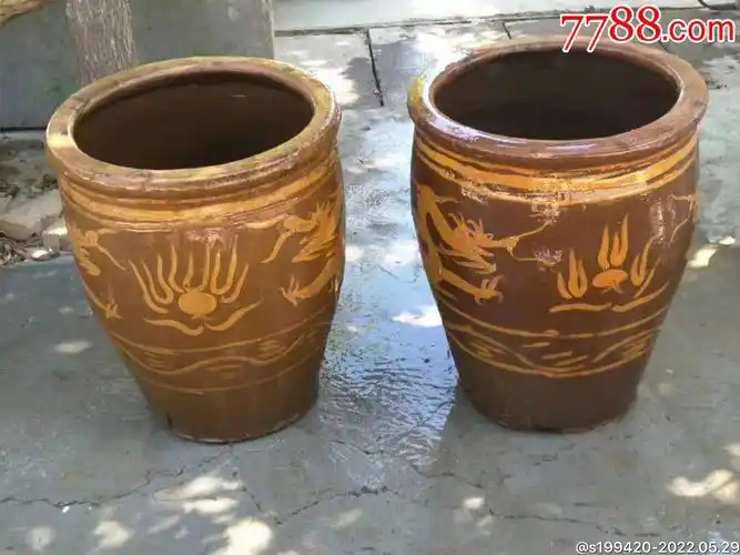 雕龙水缸一对,全品包老._价格550元_第1张_7788收藏__收藏热线