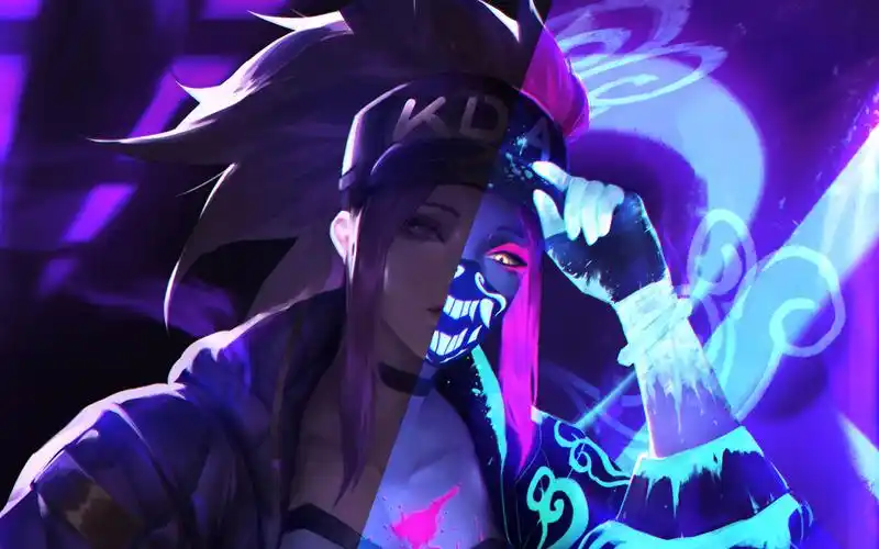 【板绘】这是个节奏感很强的视频-kda阿卡丽【互动视频】你能否成功