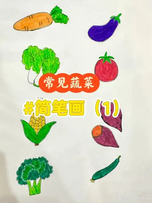 蔬菜简笔画(1)
