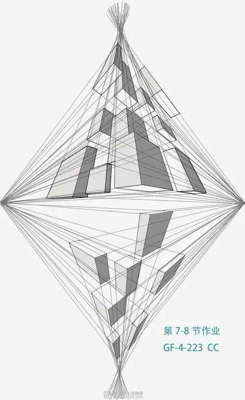 78节三点透视基础作业