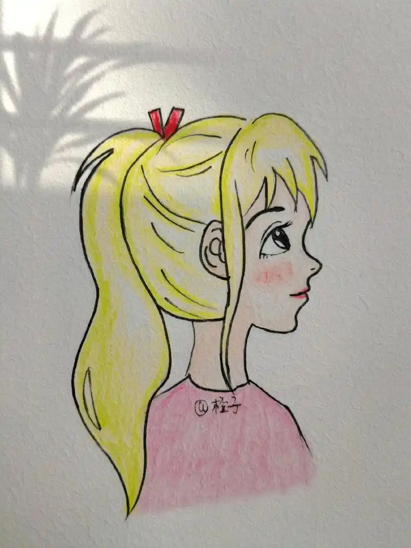 动漫过程 #绘画 #动漫侧脸画法 #动漫侧脸#动漫手绘 动 - 抖音