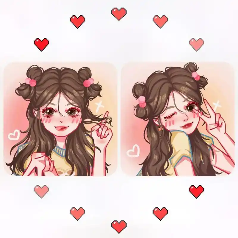 闺蜜头像来喽两人四人皆有