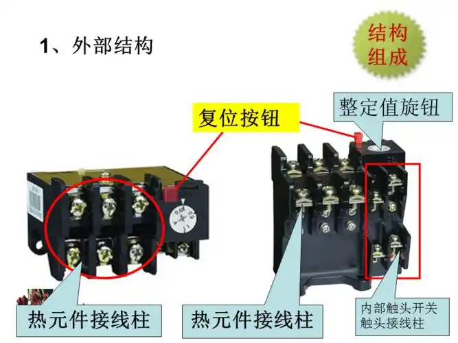 热继电器结构与原理教学资料ppt课件