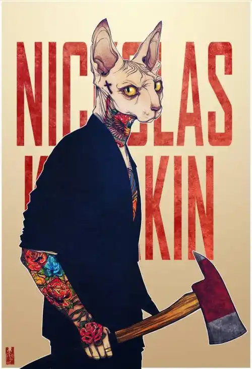 纹身斯芬克斯猫