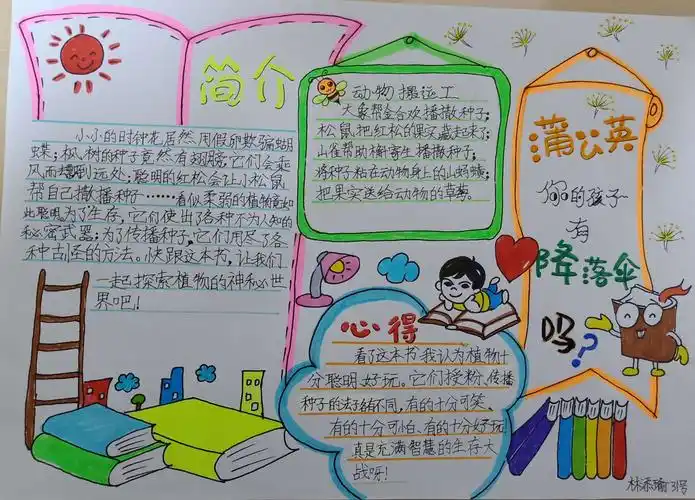 福安师范附小 四年级(2)班优秀读书小报