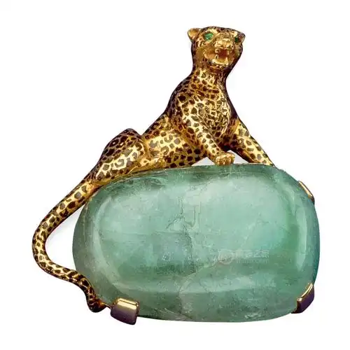 卡地亚panthre de cartier系列卡地亚猎豹胸针胸针(1 / 2)