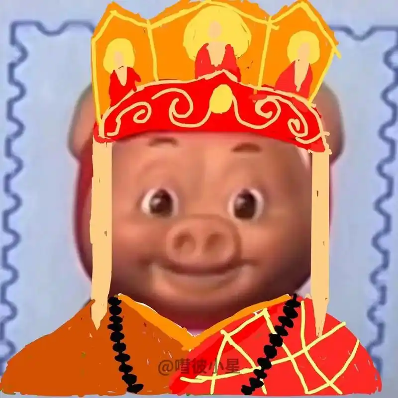 师徒五人组.#头像 #猪猪侠 #五排头像 #ggbond - 抖音
