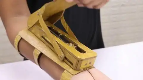 【纸板diy】手里剑发射器丨唐门暗器同款