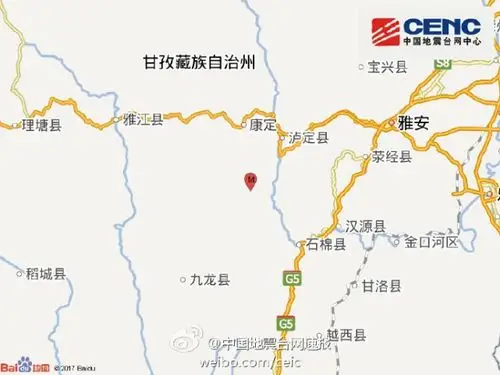 四川甘孜州泸定县发生3.1级地震 震源深度10千米