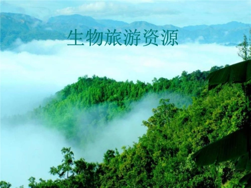 第五章--生物旅游资源.ppt