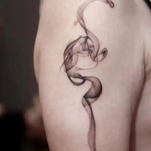 烟雾▫️烟雾缭绕 仙气儿飘然_纹身吧社区 - 纹身大咖