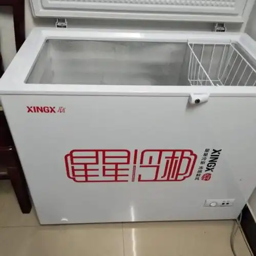 星星(xingx) 219升 商用家用单温单箱冰柜 冷藏冷冻转换冷柜 顶开门