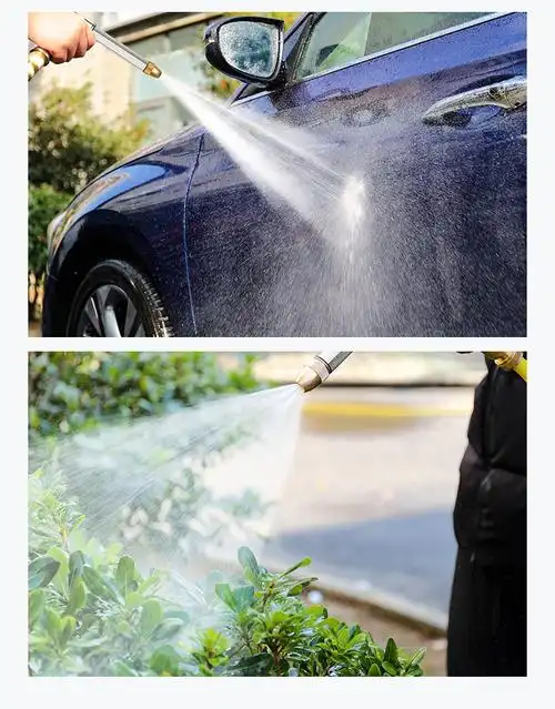 自来水高压水枪喷头带增压高压洗车水枪家用神器伸缩水管软管强力冲洗