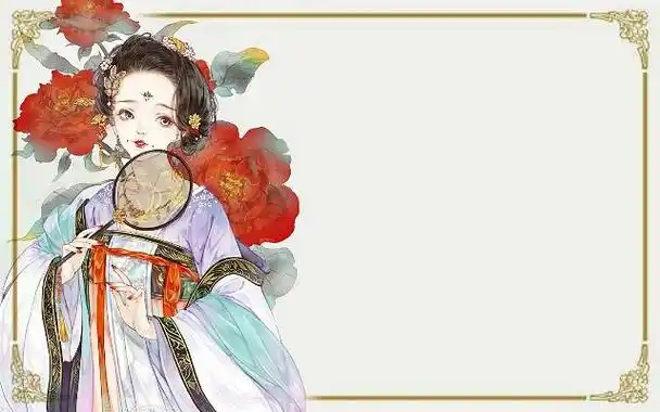 古风触漫底图,花瓣id:渣渣子辞 处理