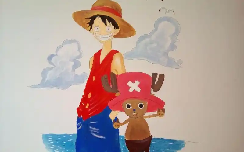 【墙绘】在我的房间骚一波海贼王