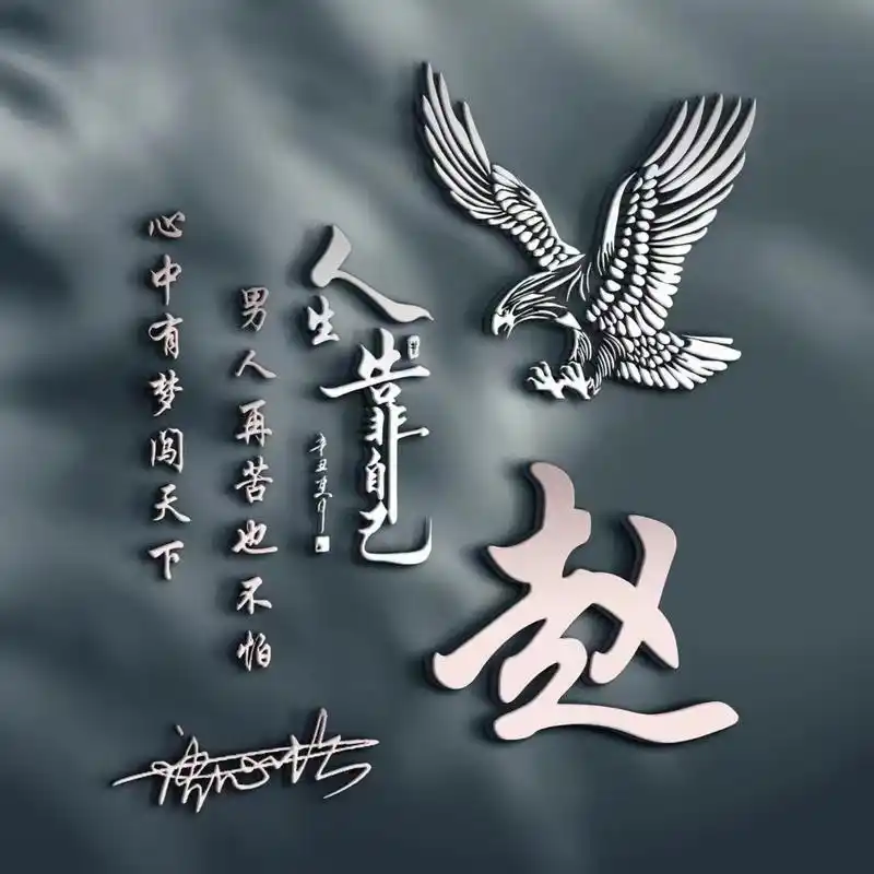 适合做微信,qq头像,超美的姓氏头像,人生靠自己!