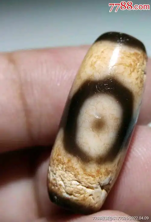 藏传火供老天珠包浆老熟