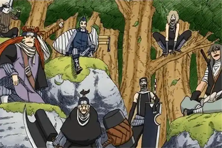 雾隐的忍刀七人众中最弱的5人:1人名字都没有,4人被迈特戴杀死_实力