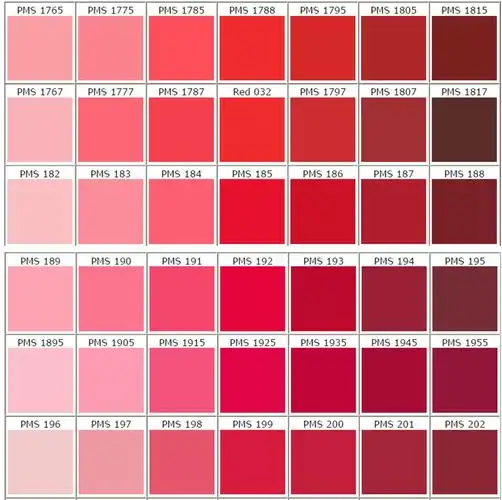 红色加上颜色的深浅,明暗变化,就可以变幻出各种不同的面孔.