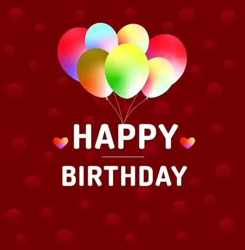 生日快乐艺术字量图