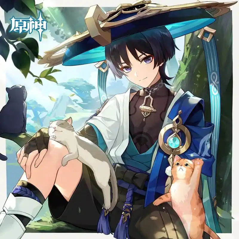 原神流浪者生日贺图 #原神 #流浪者 #散兵 - 抖音