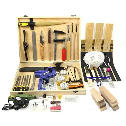 新手电动diy手工木勺套装工具木工入门木作手组合套装