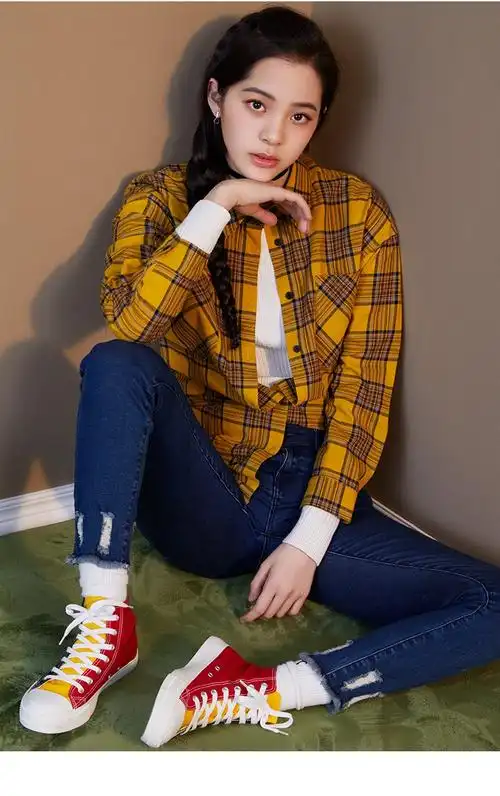 【欧阳娜娜明星同款】森马集团semir休闲帆布鞋男2018秋季新款韩版