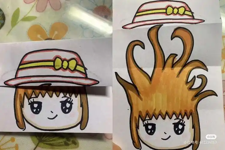 英才趣味美术课程(二十五)有趣的折叠画