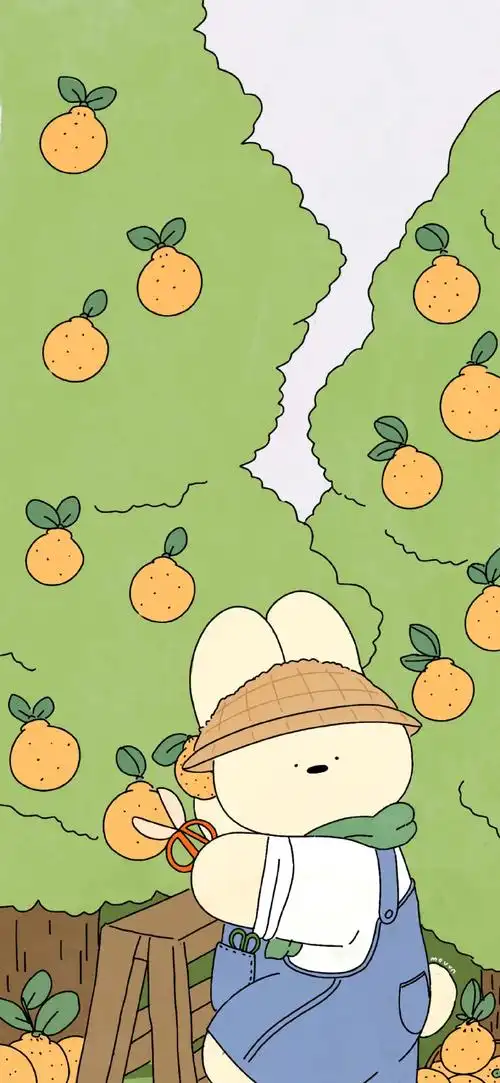 高清壁纸无水印#治愈系可爱卡通壁纸