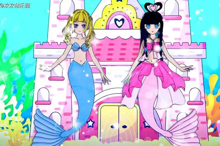 咦为什么叶罗丽王默变成了美人鱼难道是得到了变身神器