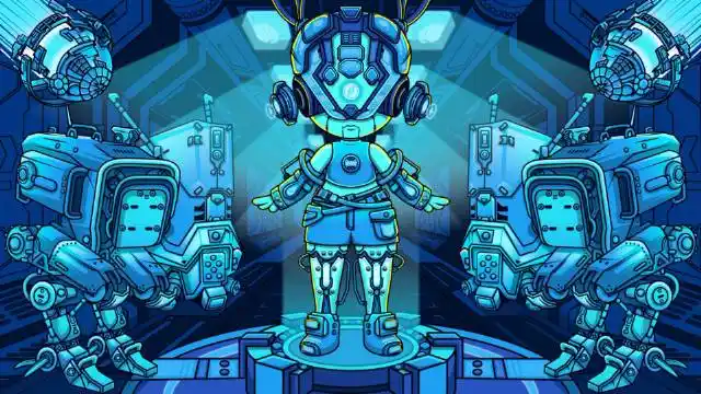 未来科技 机械主视觉原创插画设计