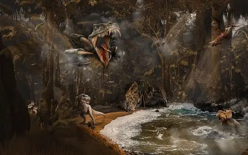 原始森林--侏罗纪(合成作品)