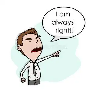 手傲慢利己主义者,傲慢,固执的老板照片