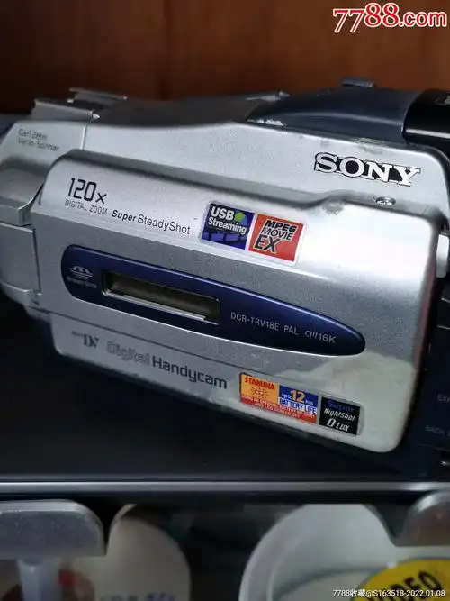索尼dcrtrv18e磁带摄像机