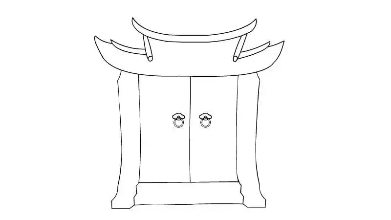大门简笔画