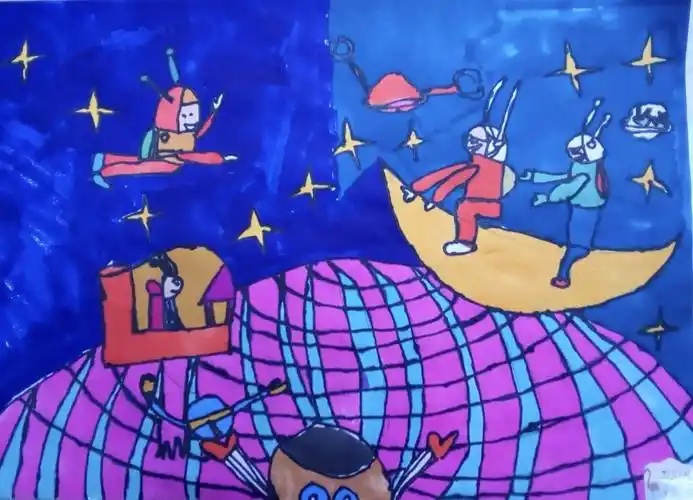 东康新教育学校— 三年级美术 《彩色的梦》课程作业展示 - 美篇