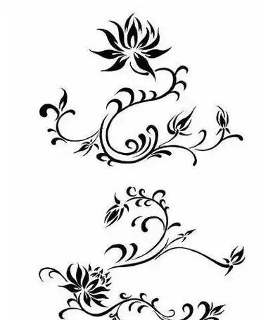 傣族图腾简笔画