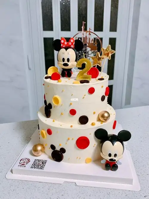 86迪士尼米奇双层蛋糕