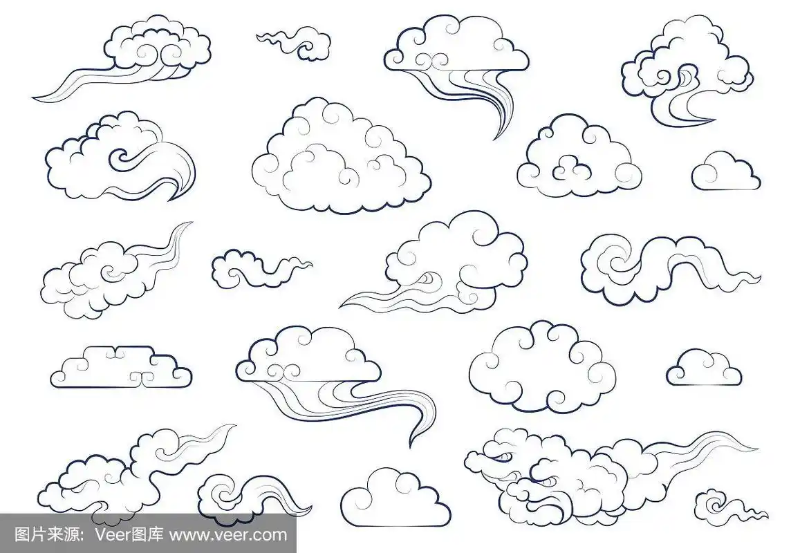 传统,风,云,天气,雾