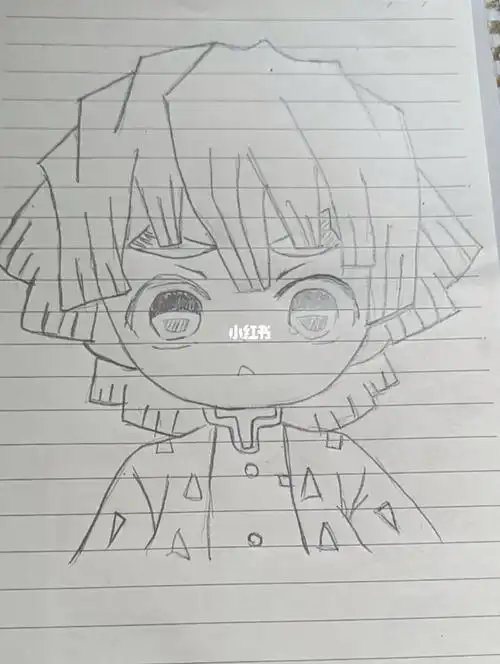 绘画临摹  #简笔画  #手绘临摹  #鬼灭之刃