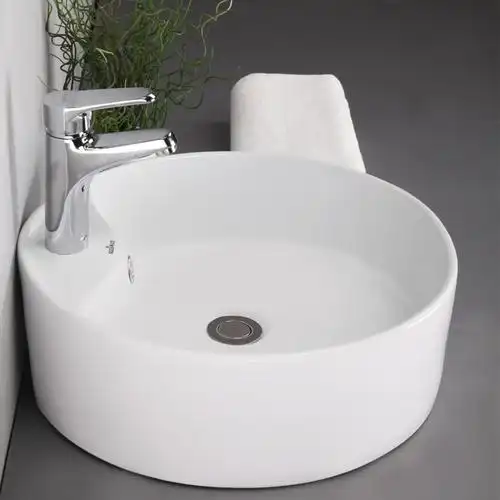 1,申旺 欧式陶瓷面盆 卫生间圆形洗手盆摘要:洗脸盆如何选购?