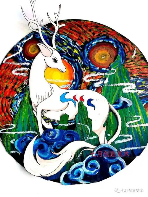 九色鹿画画教程,九色鹿画法_t唐人堂