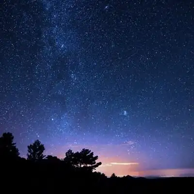 神秘的满天星星的星空风景qq头像图片-唯美头像