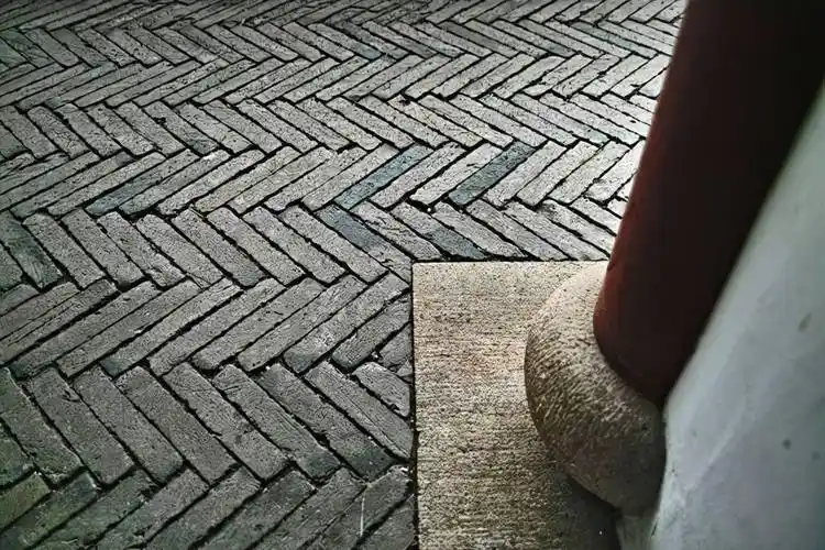 瓦片 石材 地雕瓦片 石板铺地系列瓦片铺地/拼接系列美学块石 青砖