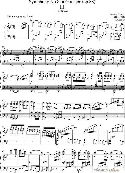 德沃夏克第8交响曲第3乐章
