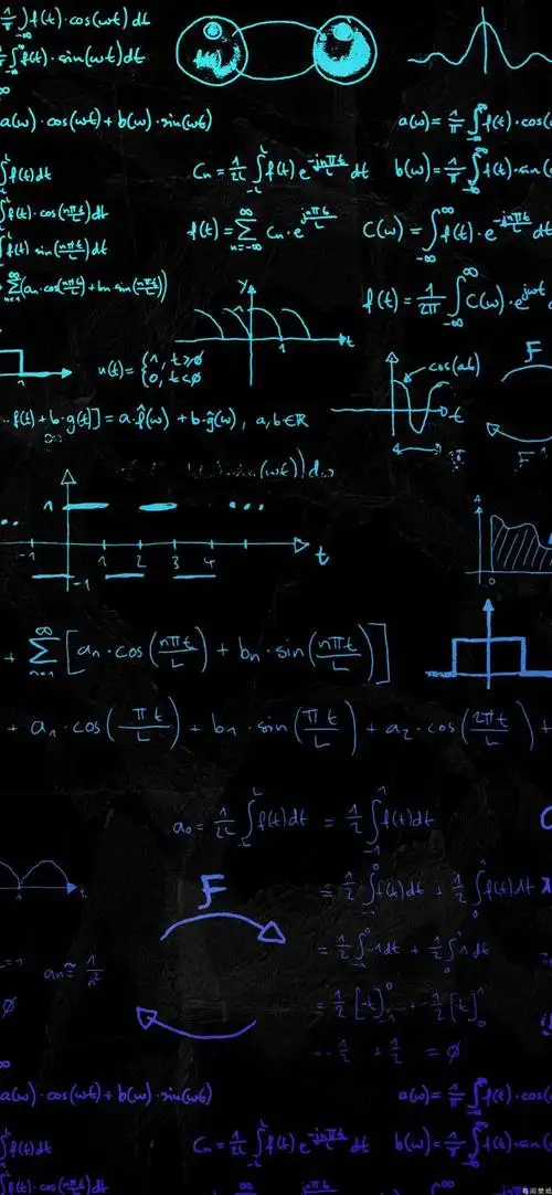 最近收藏 个性科学公式全面屏手机高清壁纸