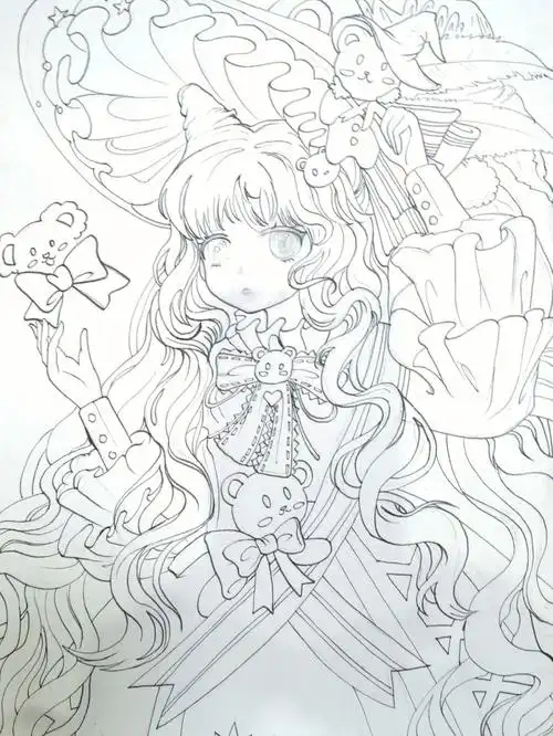 马克笔漫画人物