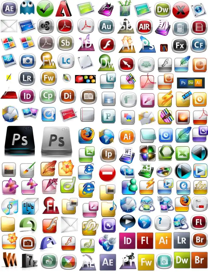 常用软件图标大全立体的软件图标素材psd下载
